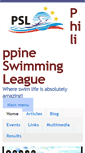 Mobile Screenshot of philippineswimmingleague.com